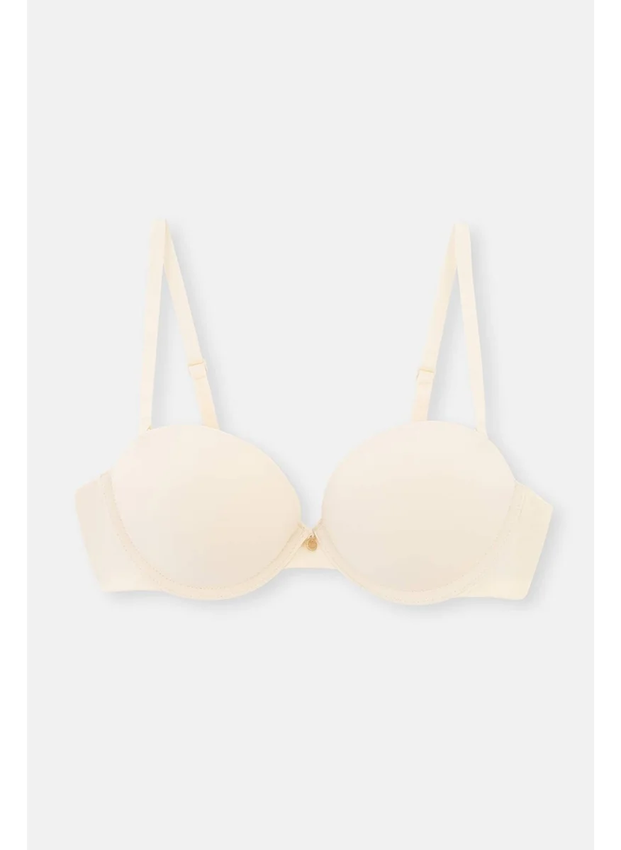 dagi Ecru 1080KC Lily Strapless Push-Up Padded Bra