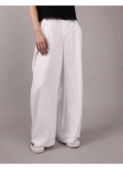 AE Linen-Blend Pull-On Pant