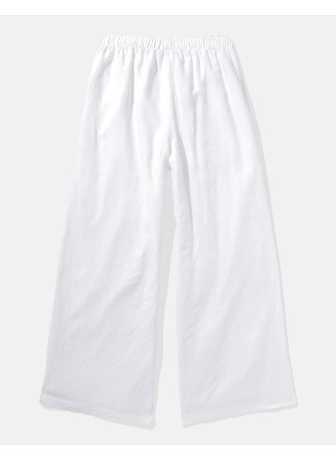 American Eagle - AE Linen-Blend Pull-On Pant - Image 1
