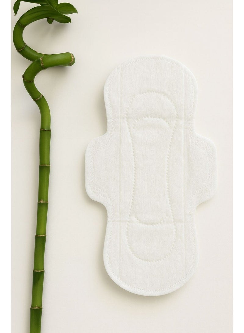 Hope Regular size sanitary pads 100% organic bamboo biodegradable eco-friendly superior protection and absorption, giving you double protection all day long - Image 2