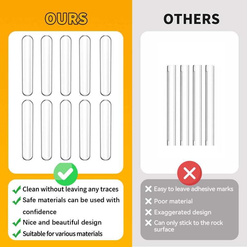EBUKTUK 8pcs,Wall Bumpers,Furniture Bumpers,Door Stoppers,Silencing pad,Anti Collision Pad,Using for Refrigerator door,Entrance doors,Cabinet doors,Toilet covers,Table corners(S, 3.5*1cm(1.38*0.39in) - Image 4