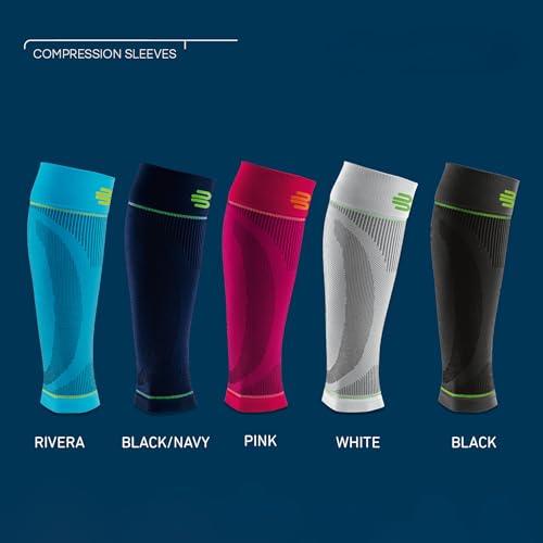 Bauerfeind Sports Compression Lower Leg Calf Sleeves (1 Pair) (Black, Large/Long) - Image 3