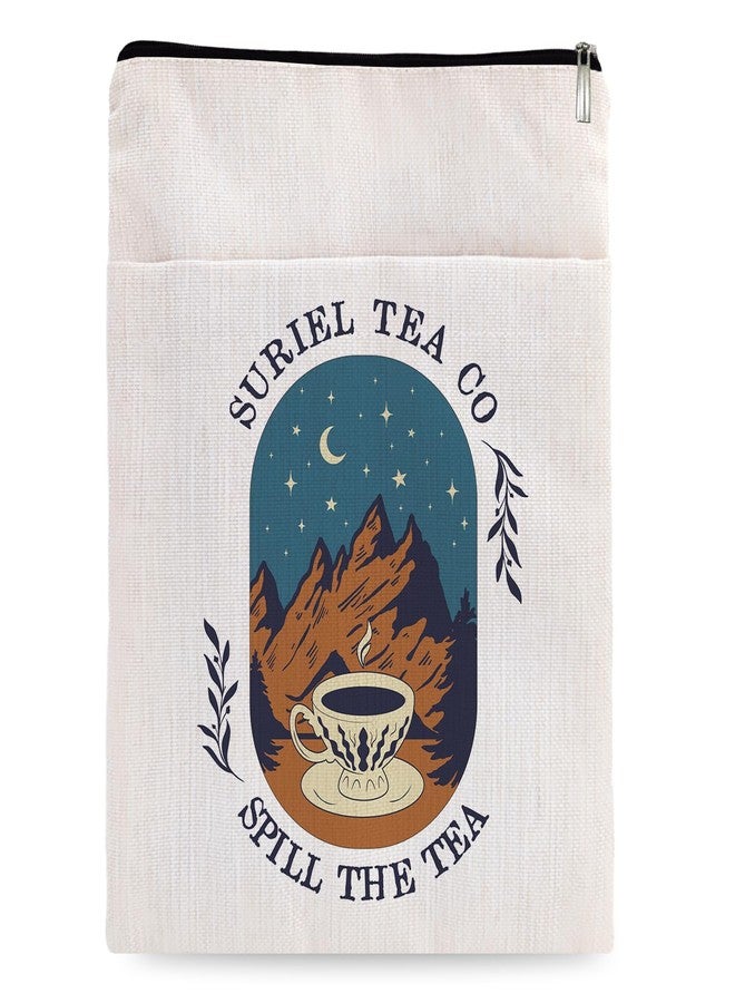 Maydvdv Suriel Tea Co Book Sleeve Bookish Gift Bookworm Book Cover for Book Lover, Velaris City of Starlight Book Cover Bookish Gift for Girl Men Women (Suriel Tea Co-11013) - Image 1