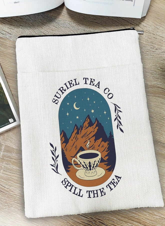 Maydvdv Suriel Tea Co Book Sleeve Bookish Gift Bookworm Book Cover for Book Lover, Velaris City of Starlight Book Cover Bookish Gift for Girl Men Women (Suriel Tea Co-11013) - Image 3