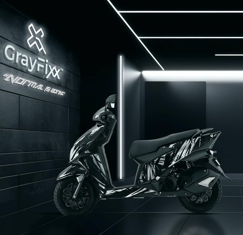 Grayfixx Scarpin Edition Full Body Decal for Ntorq 125 | Made in Premium Gloss Vinyl with FPF F(Fade Protection Film), Waterproof, Precut Sticker, Pack of 1 for Both Side - Image 2