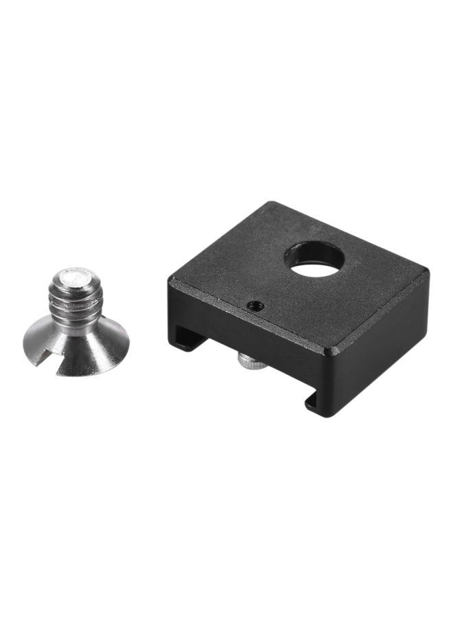 NIBEMINENT 1-Piece Mount Adapter Black/Silver  - Image 1