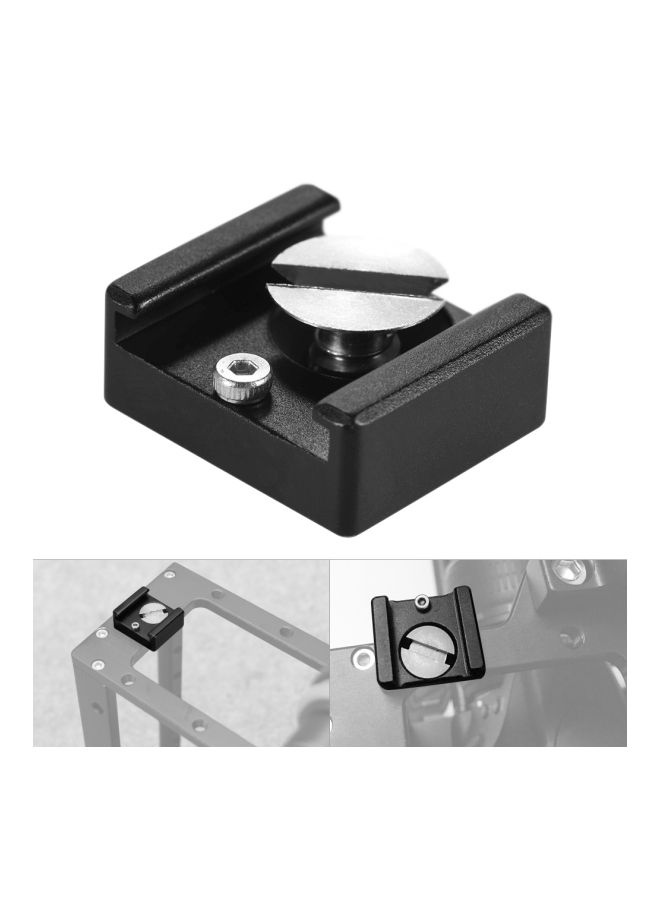 NIBEMINENT 1-Piece Mount Adapter Black/Silver  - Image 4