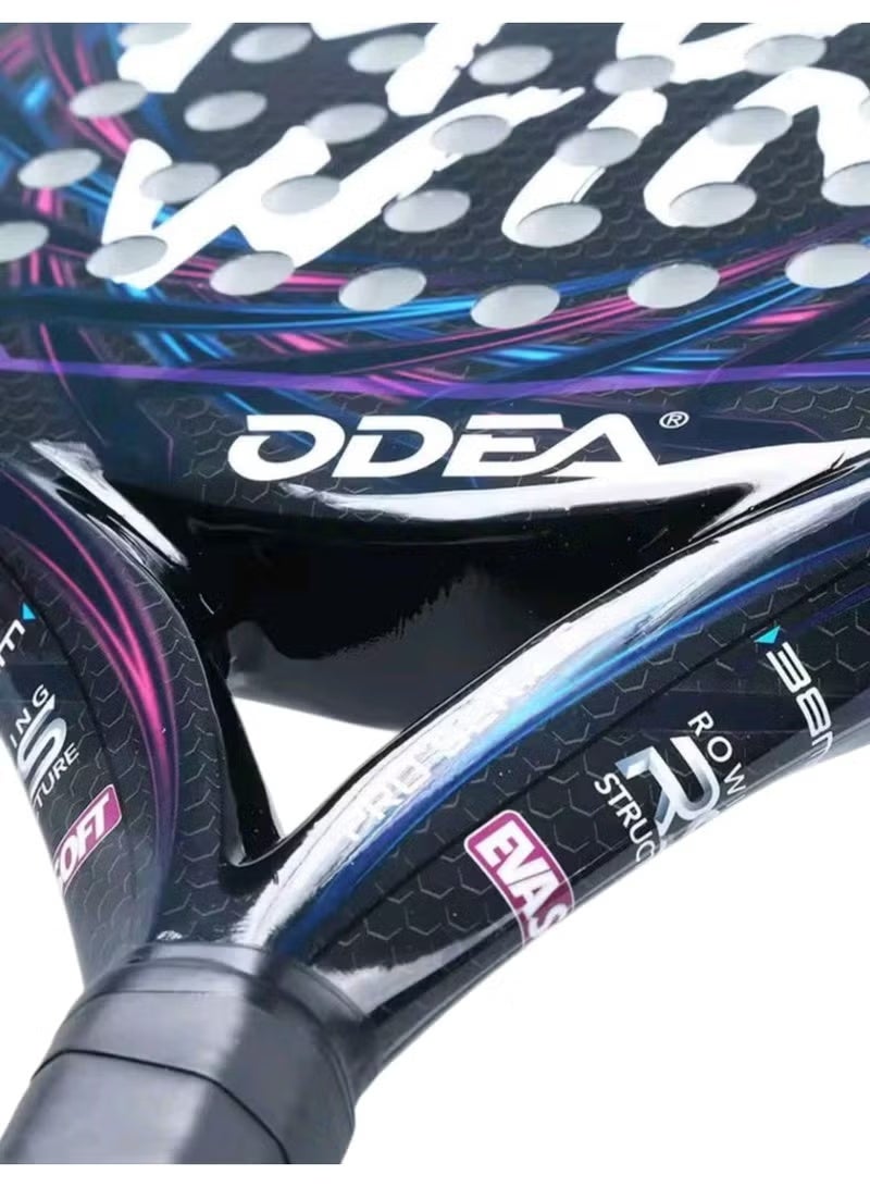 أوديا مضرب بادل أوديا كروس برو سيريز 18K من الكربون مع قلب ناعم EVA - Image 5
