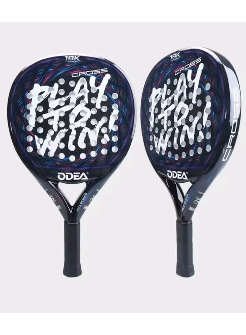 أوديا مضرب بادل أوديا كروس برو سيريز 18K من الكربون مع قلب ناعم EVA - Image 2