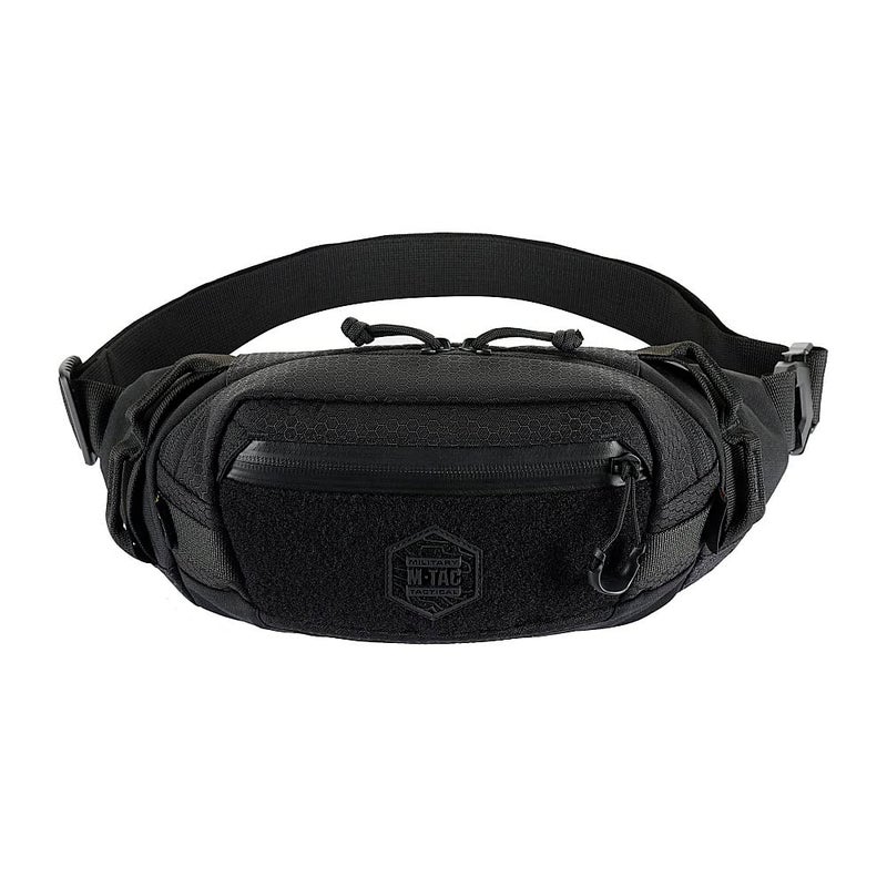 M-TAC MTac Tactical Mens Fanny Pack Waist Belt Bag Waterproof Concealed Carry Fanny Pack For Men Women Cross Body EDC Elite Hex Black - Image 2