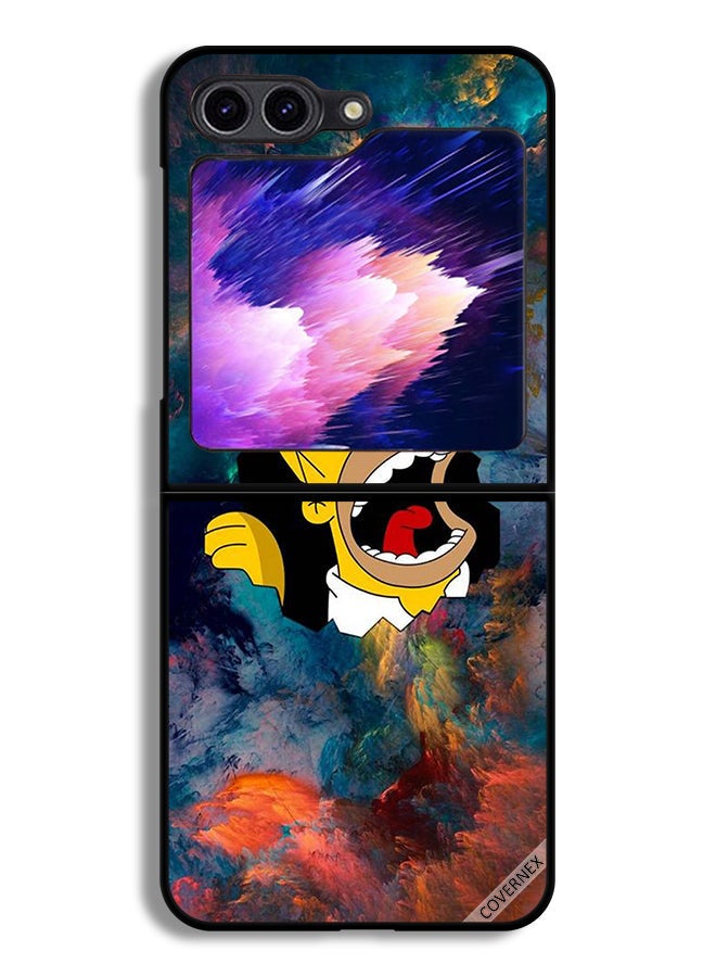 Covernex Samsung Galaxy Z Flip6 Protective Case Cover Simpson - Image 1