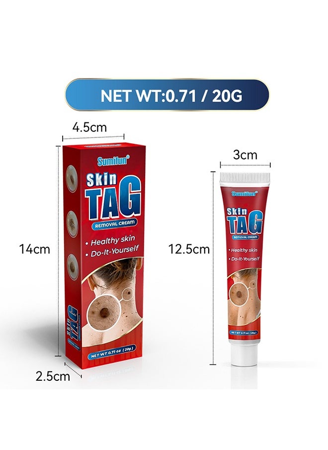 Skin Tag Removal Cream,Remove Warts,Remove Moles and Smooth Skin,  Skin Tag for Common Treatment Effective and Safe 20g