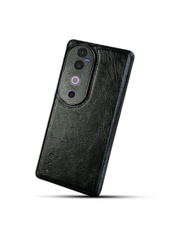 Generic For Vivo V40/V40 Pro Luxury Hard Leather Back Case, Hard Tpu Back and Fully Proteciton Compatible With Vivo V40/V40 Pro (6.78'') (Black)  - Image 1