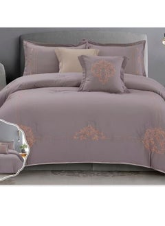 SMART HOME Embroidered quilt set for one person, double-sided quilt, 4-piece bedspread, 4-piece filling quilt, 100% microfiber quilt size 170X230cm  - Image 3