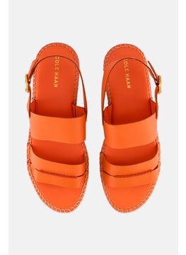 COLE HAAN Women Medium CF Tildean Adjustable Buckle Sandals, Orange  - Image 3