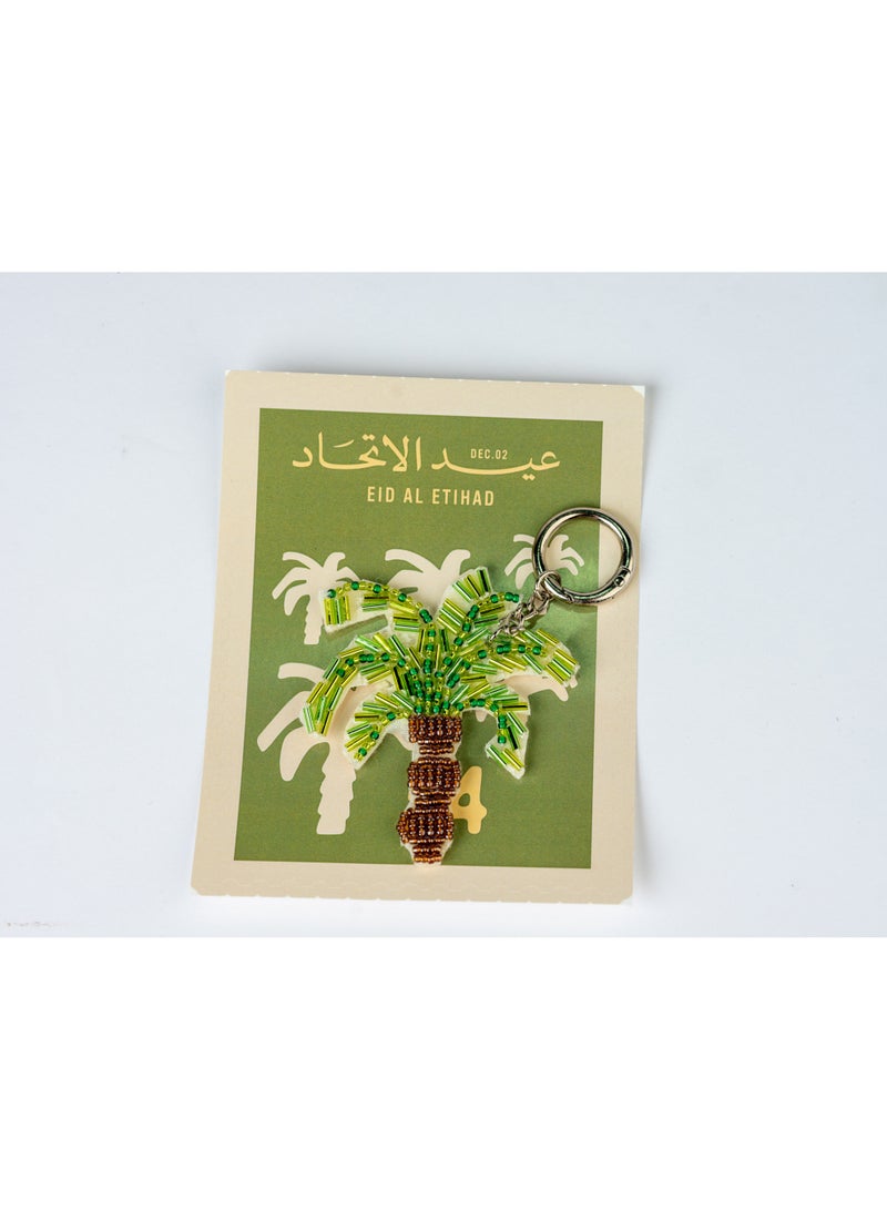 عيد الاتحاد متّحدين x حمدة - تعليقة حقيبة - نخلة - Image 1