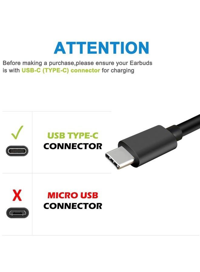 SCOVEE شاحن USB C لسماعات Skullcandy Indy Evo وPush Ultra وSesh Evo وIndy Fuel True وIndy ANC وCollina Strada Evo Crusher ANC وHesh وسماعات الرأس وكابل Type-C لشحن Skullcandy - Image 2