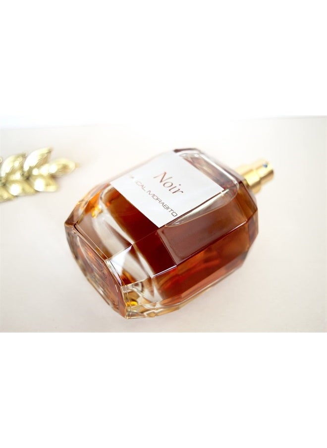 PASCAL MORABITO Noir For Women - Intense And Seductive Eau De Parfum Spray - Warm And Feminine Spicy Notes Of Cinnamon And Amber - Beautifully Luxurious Bottle Design - 3.4 Oz 