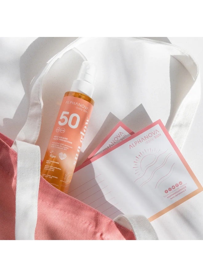 Alphanova Sun Glow Sun Oil SPF50 125 ml - Image 2