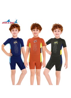 3Pcs Keep Warm Children Diving Suit Three-layer High Elastic Wetsuit For Byos Multicolour