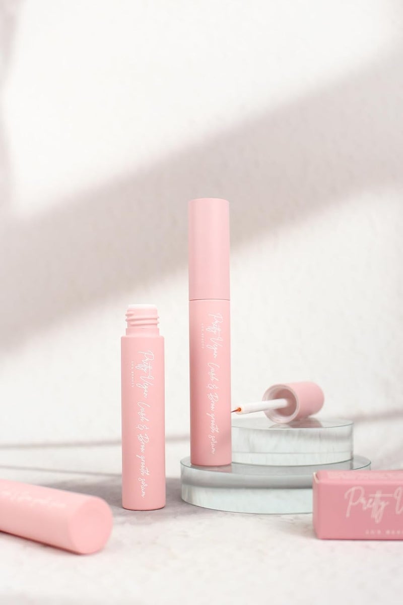 Lash Brow Enhancing Serum Promotes Appearance of Longer Thicker Eyelashes 100 Organic Pure Plant Extract