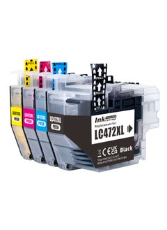 NexNova LC-472XL 4-packs Compatible InkJet Ink Cartridge for Brother MFC-J3940DW Printer MFC-J5340DW/ MFC-J5740DW/ MFC-J6940DW/  - Image 1