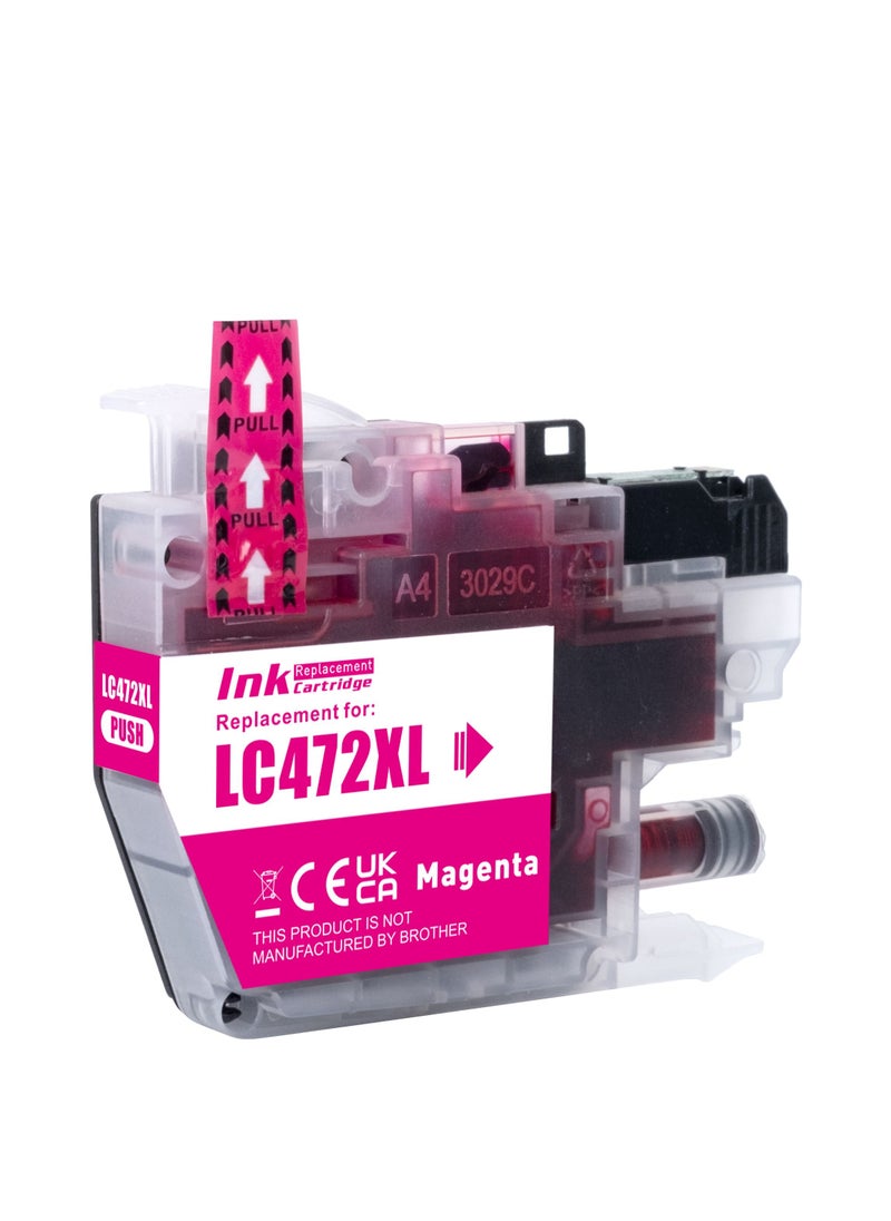 NexNova LC-472XL 4-packs Compatible InkJet Ink Cartridge for Brother MFC-J3940DW Printer MFC-J5340DW/ MFC-J5740DW/ MFC-J6940DW/  - Image 4