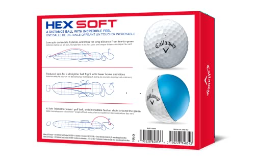 Callaway Hex Soft Golf Balls (Two Dozen) White - Image 2