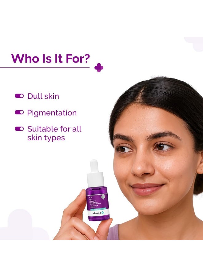 The Derma Co 10% Vitamin C Face Serum with Vitamin C, 5% Niacinamide & Hyaluronic Acid 10ml - Image 5