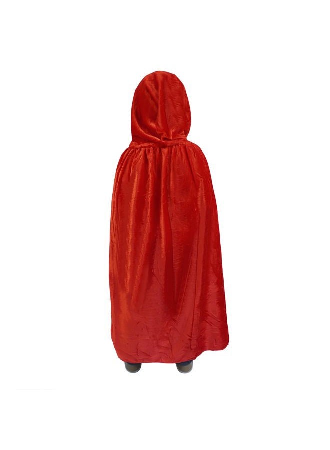 Clobeau Kids Halloween Christmas Costumes Cape Velvet Hooded Cosplay Party Cloak Wizard Robe - Image 3