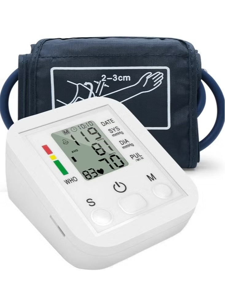 Automatic Upper Arm Health Blood Pressure Use with LCD Digital Display - Image 1