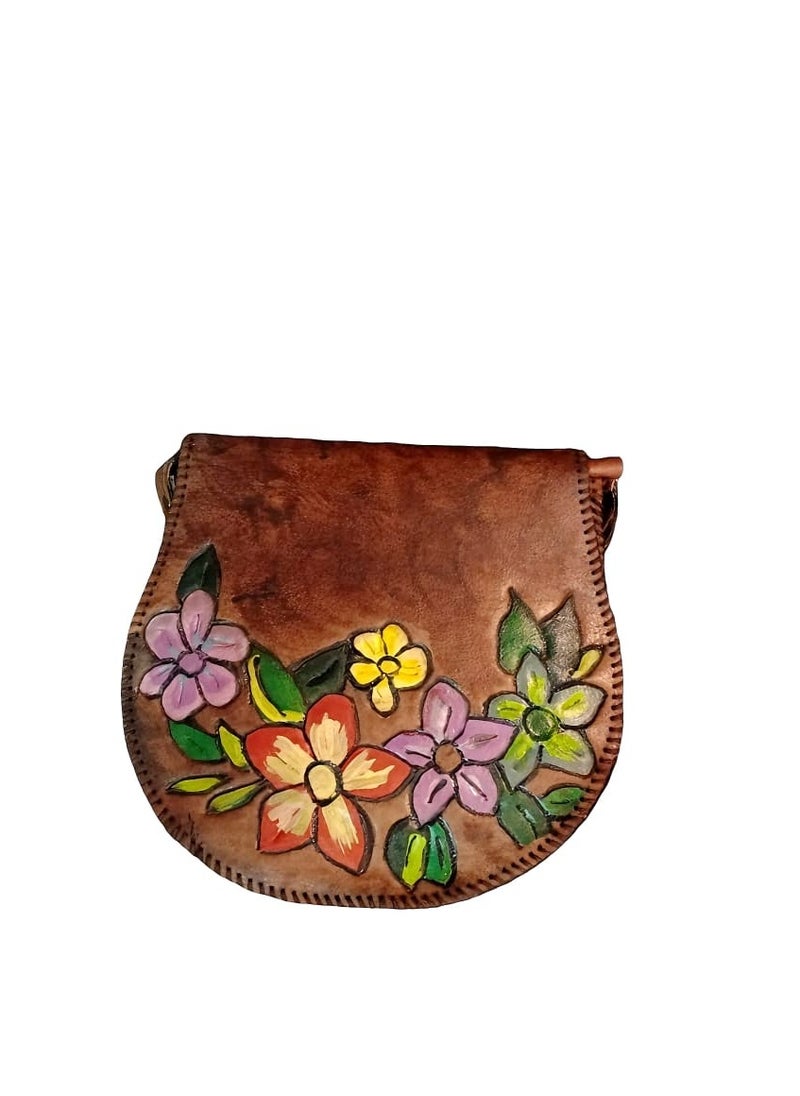 Sheer - Fashionable Leather Crossbody Bag - Image 1