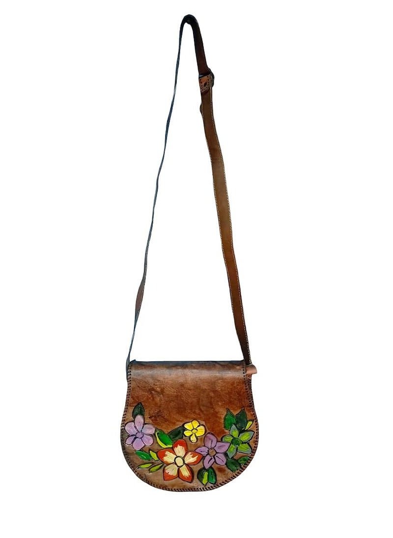 Sheer - Fashionable Leather Crossbody Bag - Image 1