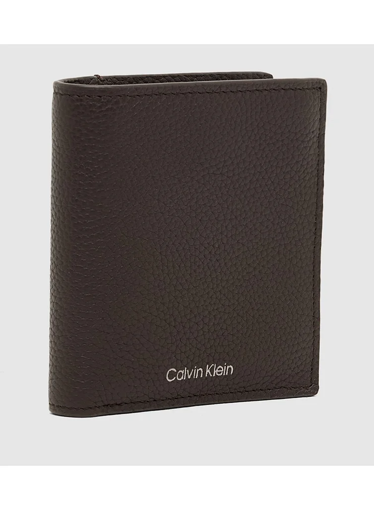 CALVIN KLEIN Dark Brown FOIL Bifold wallet for Men | Best Price UAE