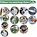 Hohamn Farm Animal Stickers Roll for Kids 600Pcs Round Farm Animals Label Stickers for Boys Girls Birthday Party Favors Gifts Decoration Teachers Student Classroom Reward 15 Inch - Image 4