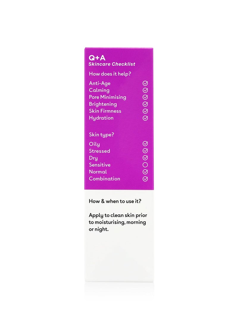 Q+A Azelaic Acid Facial Serum Blemish Control, Oil Balancing & Pore Refining Serum with Zinc PCA 30ml - Image 5