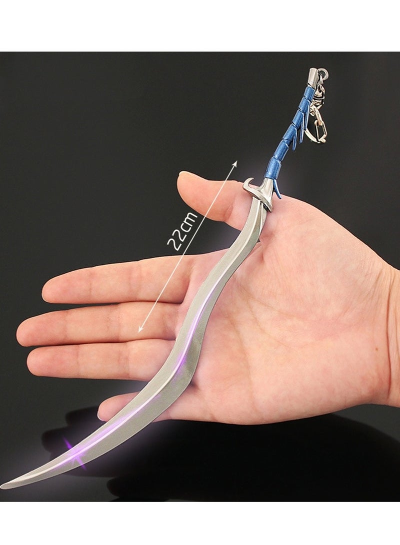 دعامات لعبة Elden Ring، سلاح معدني، زينة لعبة، سلسلة مفاتيح معدنية - Image 3