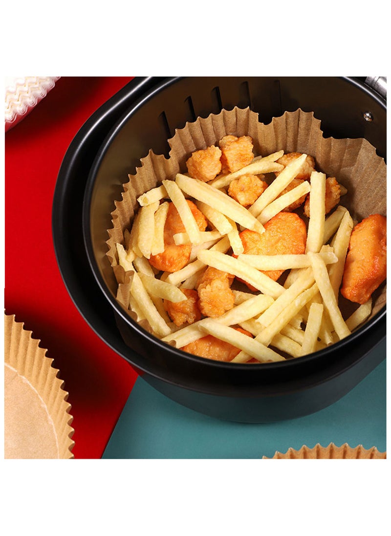 MIBRU Air fryer paper food plate liner brown16+4.5cm*50 (120g)  - Image 5