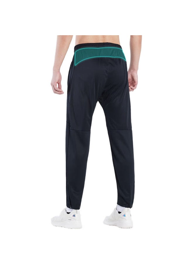 KELME Men'S Sports Pants, Spring And Autumn Knitted Soccer Tapered Pants, Casual Training Slim-Fit Long Pants, Black, 2Xl - Image 3