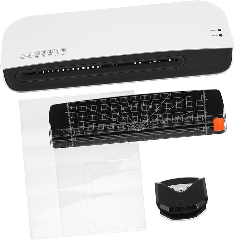 Compact Portable Thermal Laminator Machine with Corner Rounder for Home Office Documents and Photos - Image 2