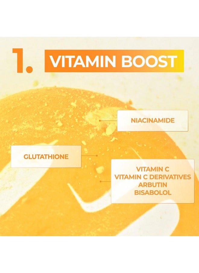 numbuzin numbuzin No.5+ Vitamin Spotlight Sheet Mask 4ea | Glutathione and Vitamin C | Reduces Hyperpigmentation, Dark Spots and Brightens Skin Complexion | Gentle and non-irritating sheet mask  - Image 4