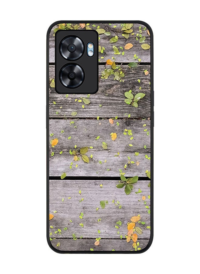 Stylizedd Rugged Black edge case for Oppo A57 Slim fit Soft Case Flexible Rubber Edges Anti Drop TPU Gel Thin Cover - Backyard Patio  - Image 1