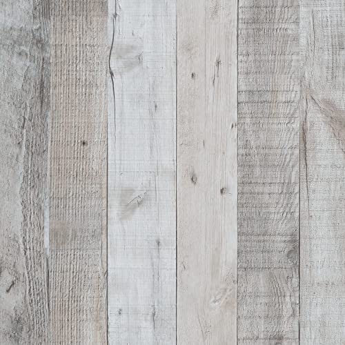 WENMER Gray Vintage Wood Wallpaper 1771 x 472 Peel and Stick Shiplap SelfAdhesive Waterproof 5821 sqft Coverage - Image 1