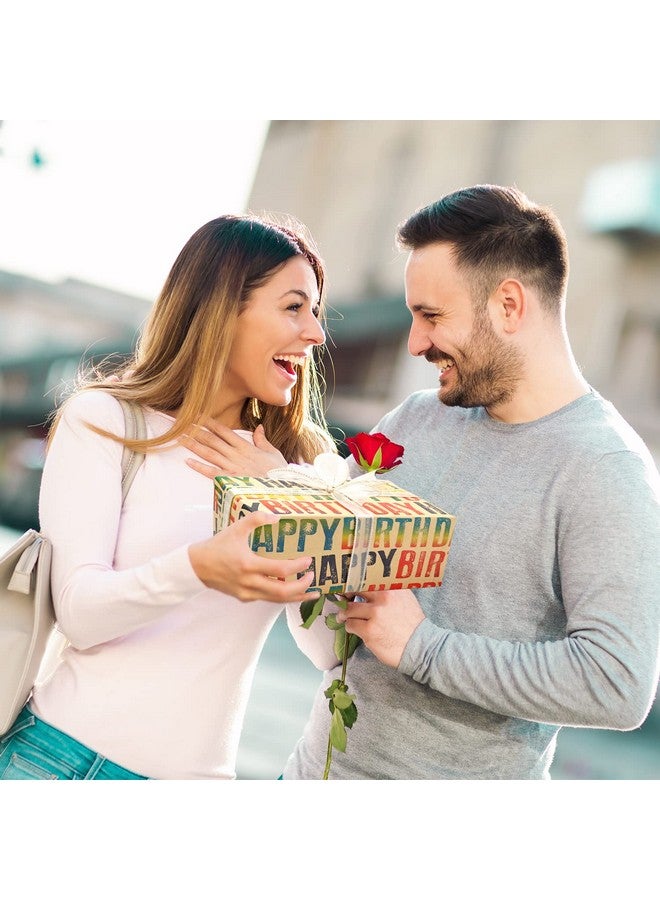 MAMUNU ورق تغليف عيد الميلاد 8 أوراق بني كرافت ورق تغليف هدايا معاد تدويره ملون سعيد عيد الميلاد مجموعة ورق تغليف هدايا مع ملصقات وعلامات للأطفال والنساء والرجال لجميع المناسبات 20×28 بوصة - Image 5