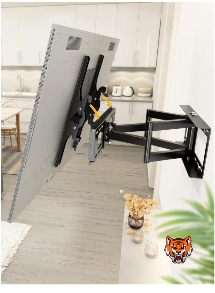 TIGER "Universal TV Wall Mount Bracket – Tilt & Swivel for 32''-65'' LED, LCD, OLED, Curved & Flat Screens, VESA 200x200 to 400x400" - Image 2