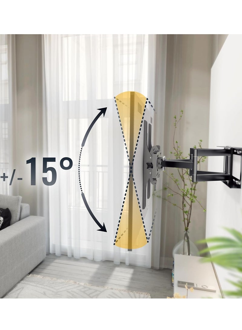 TIGER "Universal TV Wall Mount Bracket – Tilt & Swivel for 32''-65'' LED, LCD, OLED, Curved & Flat Screens, VESA 200x200 to 400x400" - Image 4