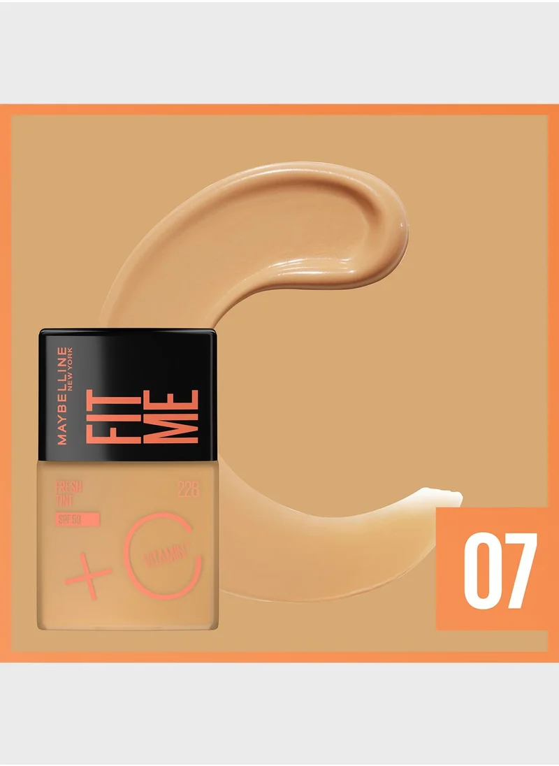 MAYBELLINE NEW YORK Fit Me Fresh Tint Spf 50 With Brightening Vitamin C - 07