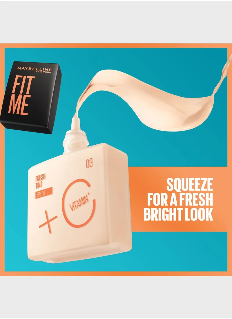MAYBELLINE NEW YORK Fit Me Fresh Tint Spf 50 With Brightening Vitamin C - 07