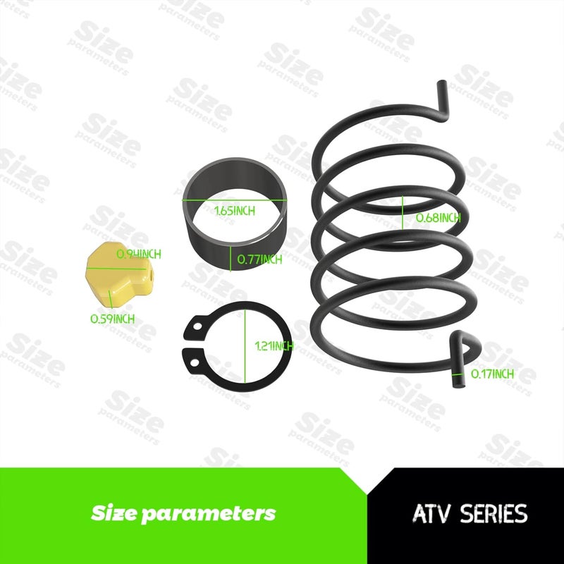 Whautole Driven Secondary Converter Clutch Rebuild Kit for Kawasaki Gas Mule - Image 3
