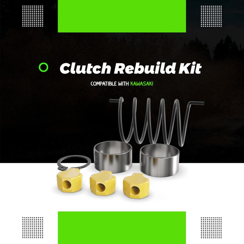 Whautole Driven Secondary Converter Clutch Rebuild Kit for Kawasaki Gas Mule - Image 2